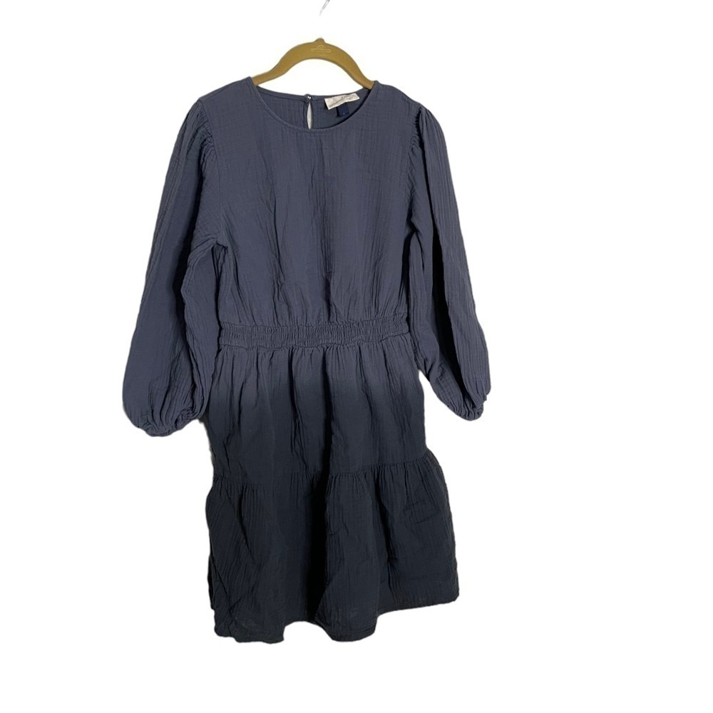 Universal Thread Blue Ombre Peasant Dress Small